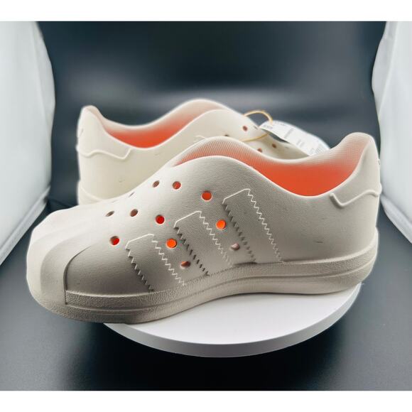 Adidas Adifom Superstar 360 Kids Shoes – Wonder Beige/Solar Orange IG0218 Sz 2.5 - Picture 6 of 7